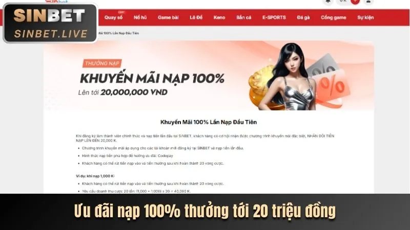 Ưu đãi chào mừng